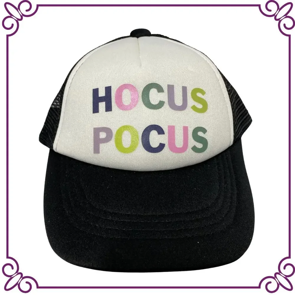 One Baby Trucker Hat Hocus Pocus NEW